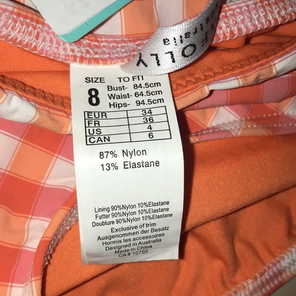 SEAFOLLY AUSTRALIA TWO PIECE BATHING SUIT - Picture 8 of 9